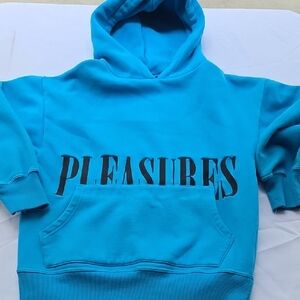 Pleasures Women's Blue Hoodie